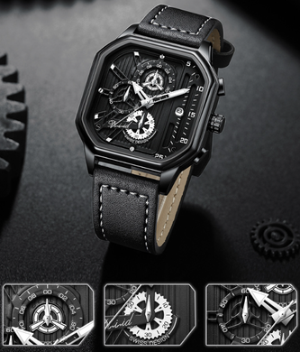 Зображення з Чоловічий годинник Divivid Swiss Design Black Shell