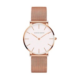 Зображення з Жіночий годинник Hannah Martin rose gold mesh