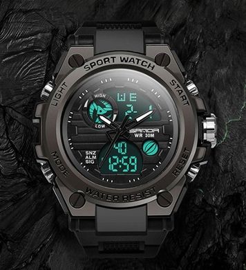 Зображення з Чоловічий годинник Sanda Sport Watch Black