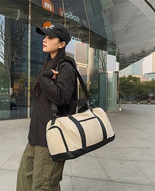 Зображення з Дорожня / спортивна сумка MC286 Бежева