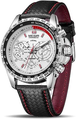 Зображення з Чоловічий годинник Megir Sport Chrono White