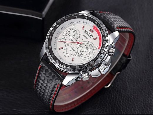 Зображення з Чоловічий годинник Megir Sport Chrono White