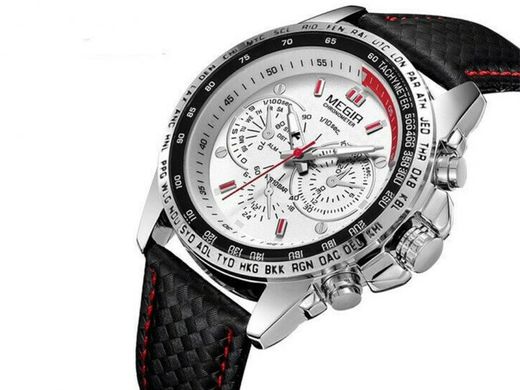 Зображення з Чоловічий годинник Megir Sport Chrono White