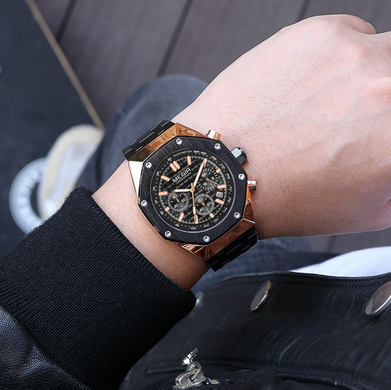 Зображення з Чоловічий годинник Megir Chronograph Gold