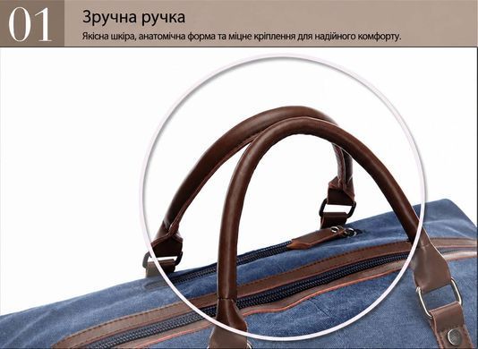 Зображення з Дорожня / спортивна сумка XHWF 043 Коричнева
