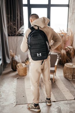 Зображення з Рюкзак Under Armour з білим значком Чорний