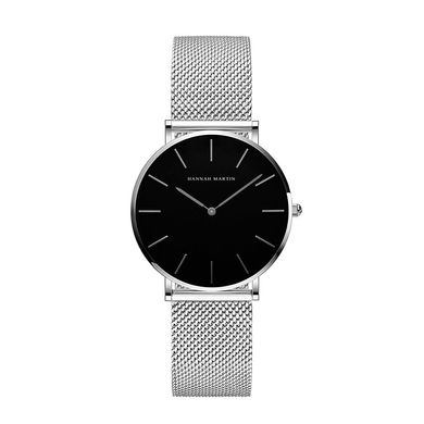 Зображення з Жіночий годинник Hannah Martin silver mesh black