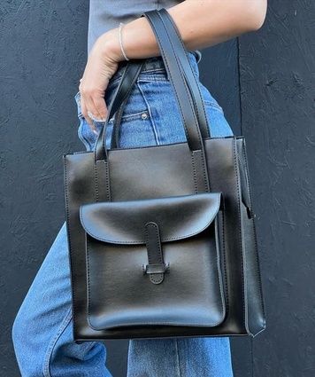 Картинка с Женская сумка Savvy Tote Черная