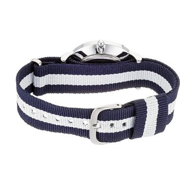 Зображення з Жіночий годинник Hannah Martin blue stripes silver