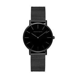 Зображення з Жіночий годинник Hannah Martin black mesh