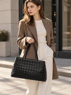 Картинка с Женская сумка Weave 7962 Черная