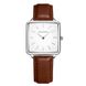 Жіночий годинник Hannah Martin square brown/silver